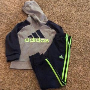 Adidas outfit, hoodie and joggers